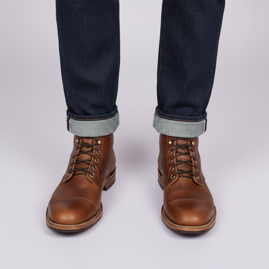 Men's Durable Lace-Up Ankle Work Boots | Work Boots for Men