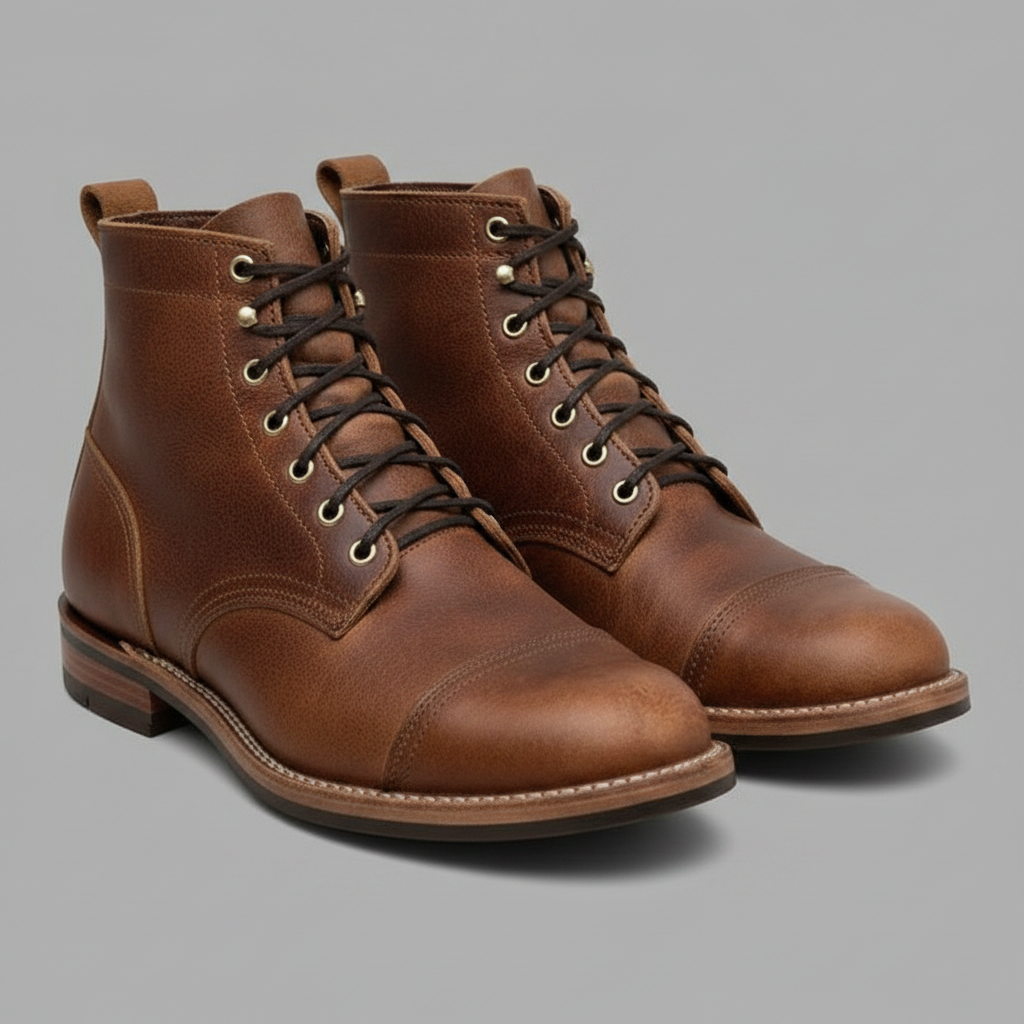 Men's Durable Lace-Up Ankle Work Boots | Work Boots for Men