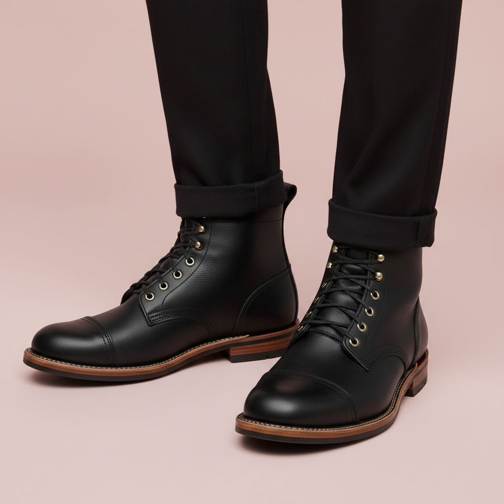 Men's Durable Lace-Up Ankle Work Boots | Work Boots for Men