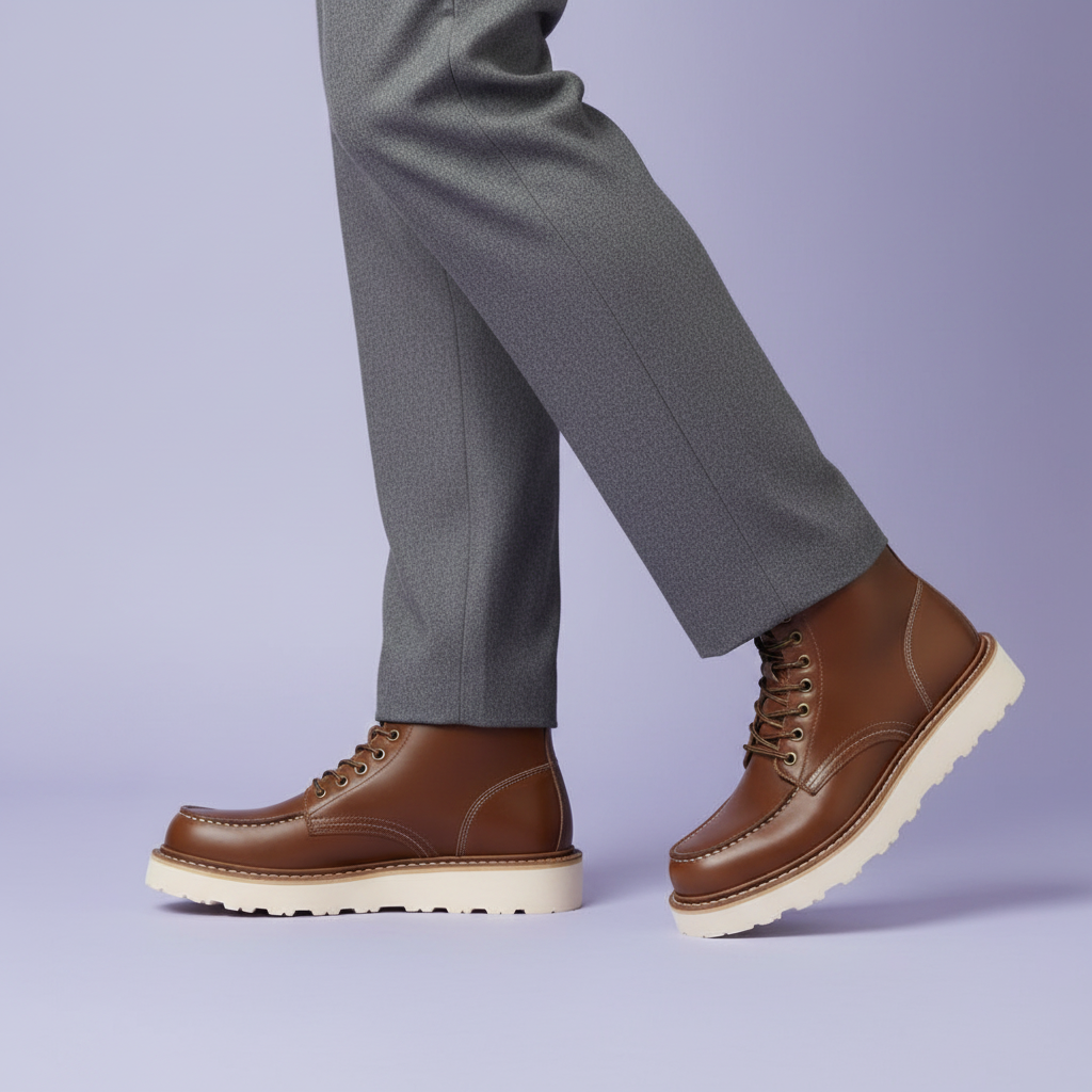 Uriel Lace-Up Ankle Boots | Durable Leather Footwear