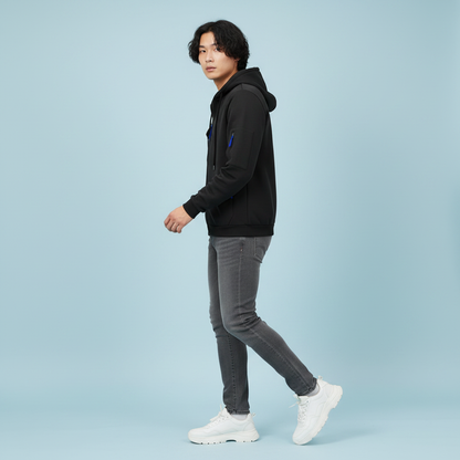 Men's Utility Zip-Up Hoodie | Casual Sweatshirt